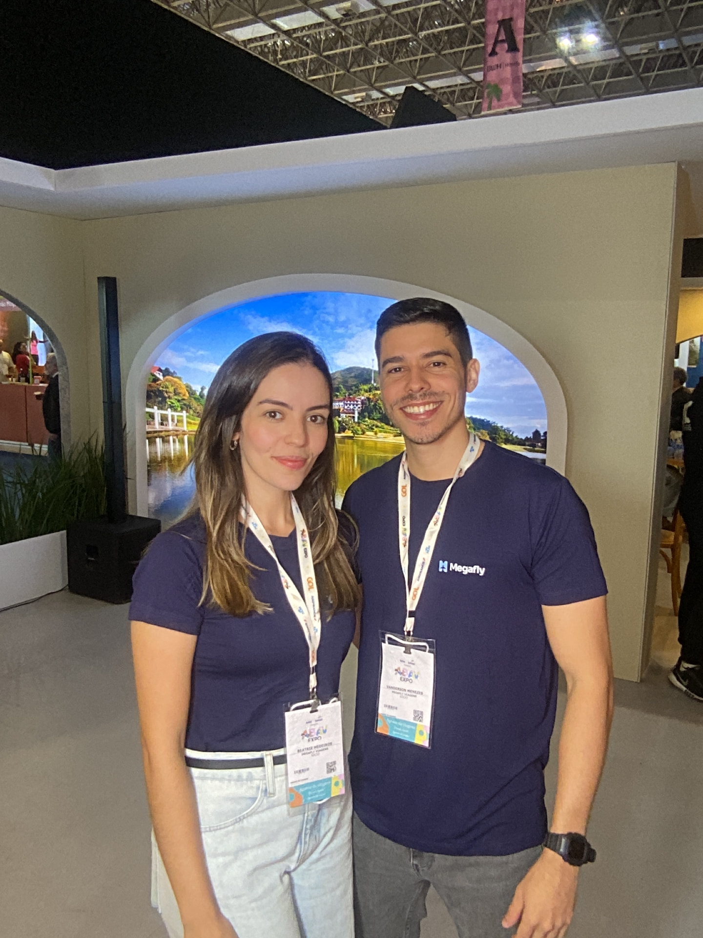 Equipe da Megafly em evento do setor de turismo